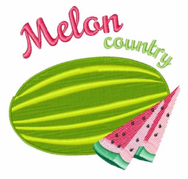 Picture of Melon Country Machine Embroidery Design