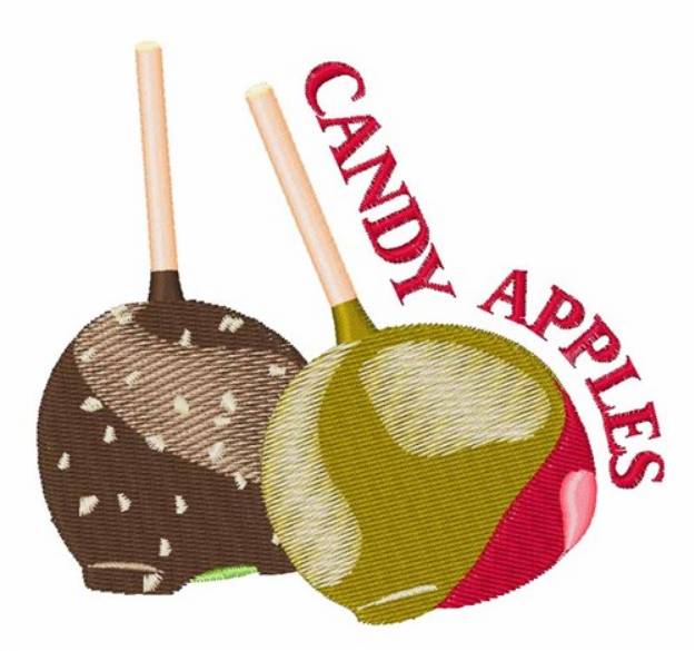 Picture of Candy Apples Machine Embroidery Design