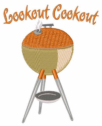 Lookout Cookout Machine Embroidery Design