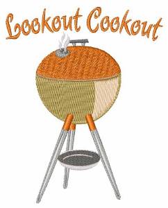 Picture of Lookout Cookout Machine Embroidery Design