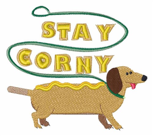 Stay Corny Machine Embroidery Design