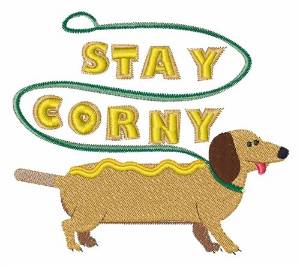 Picture of Stay Corny Machine Embroidery Design