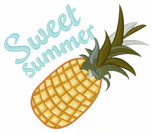 Sweet Summer Machine Embroidery Design