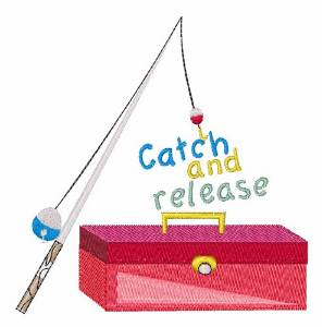 Picture of Catch And Release Machine Embroidery Design