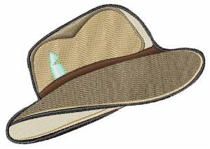 Picture of Fedora Hat Machine Embroidery Design