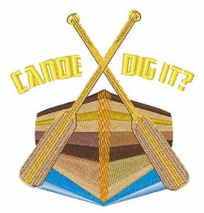 Picture of Canoe Dig It? Machine Embroidery Design