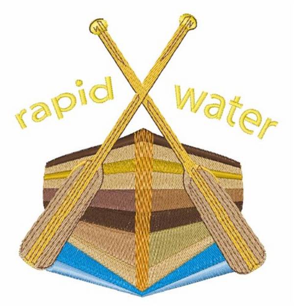 Picture of Rapid Water Machine Embroidery Design