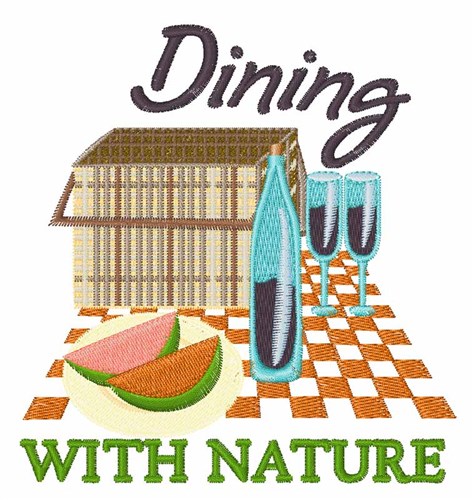 Dining With Nature Machine Embroidery Design