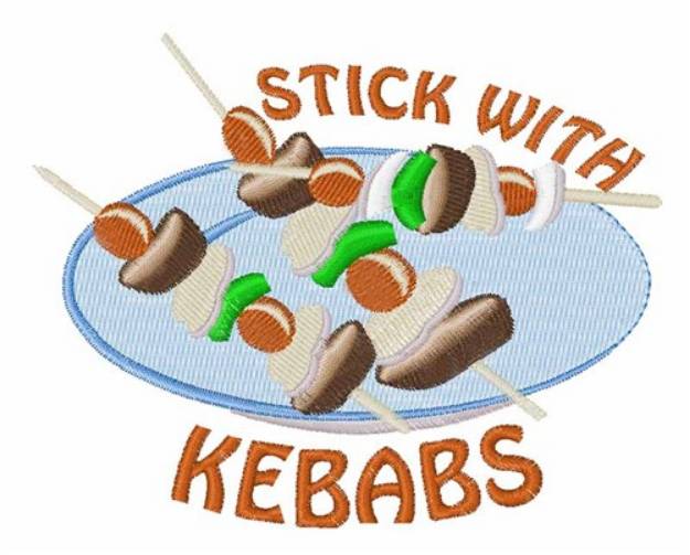 Picture of Stick With Kebabs Machine Embroidery Design
