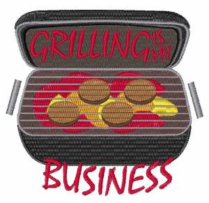 Picture of Grilling Business Machine Embroidery Design