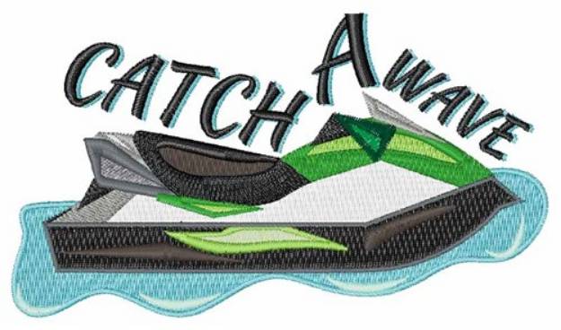 Picture of Catch A Wave Machine Embroidery Design