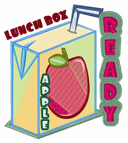 Lunch Box Ready Machine Embroidery Design