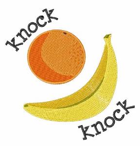 Picture of Knock Knock Machine Embroidery Design