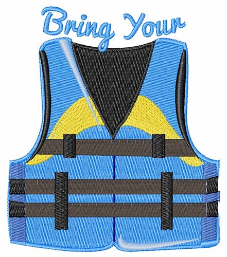 Bring Your Vest Machine Embroidery Design