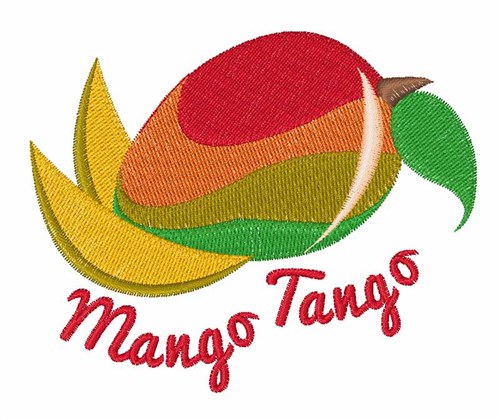 Mango Tango Machine Embroidery Design