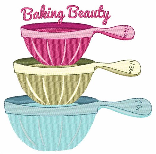 Baking Beauty Machine Embroidery Design
