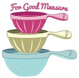 Picture of Good Measure Machine Embroidery Design