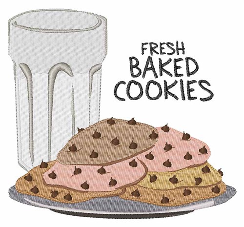 Fresh Cookies Machine Embroidery Design