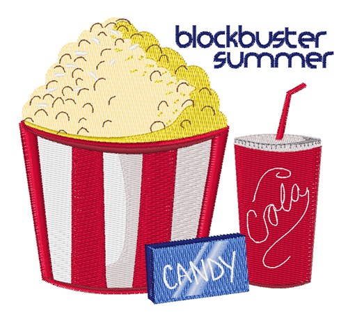 Blockbuster Summer Machine Embroidery Design
