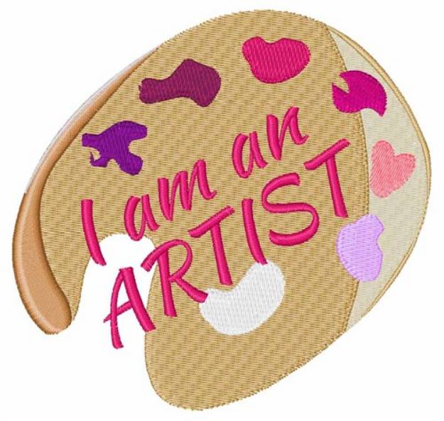 Picture of An Artist Machine Embroidery Design