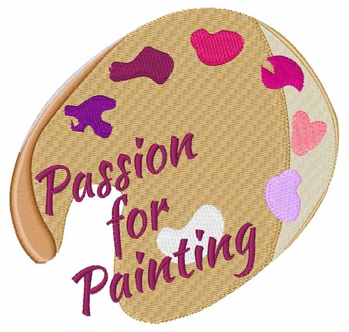 Painting Passion Machine Embroidery Design