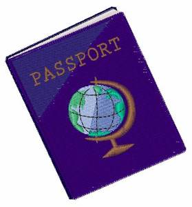 Picture of Passport Machine Embroidery Design