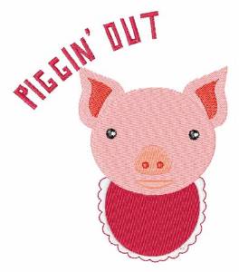 Picture of Piggin Out Machine Embroidery Design