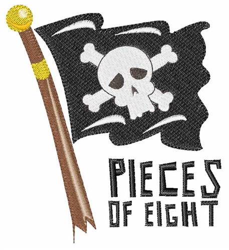 Pieces Of Eight Machine Embroidery Design