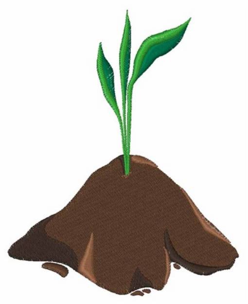 Picture of Plant Sprout Machine Embroidery Design