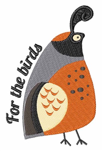 For The Birds Machine Embroidery Design