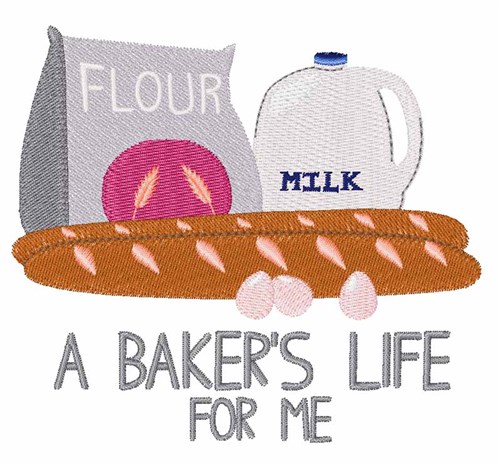 A Bakers Life Machine Embroidery Design
