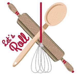 Picture of Lets Roll Machine Embroidery Design