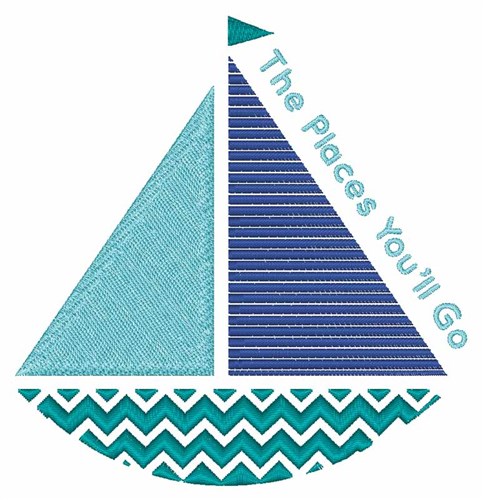 Places Youll Go Machine Embroidery Design