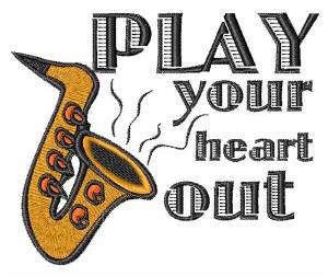Picture of Play Heart Out Machine Embroidery Design