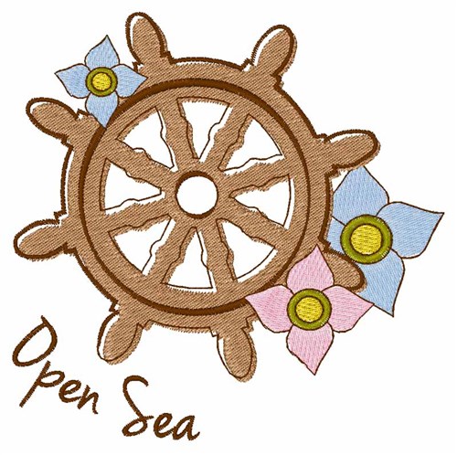 Open Sea Machine Embroidery Design