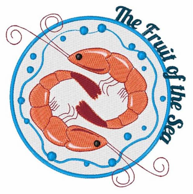 Picture of Fruit Of The Sea Machine Embroidery Design