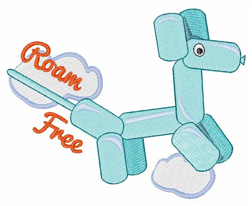 Roam Free Machine Embroidery Design