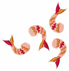 Picture of Shrimp Dinner Machine Embroidery Design