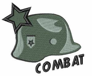 Picture of Combat Helmet Machine Embroidery Design