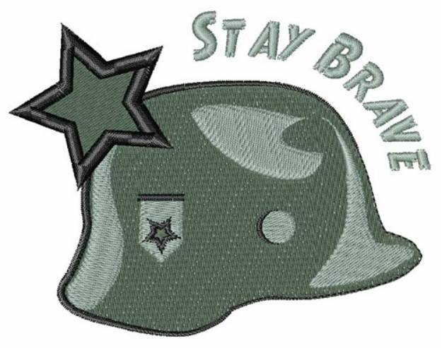 Picture of Stay Brave Machine Embroidery Design