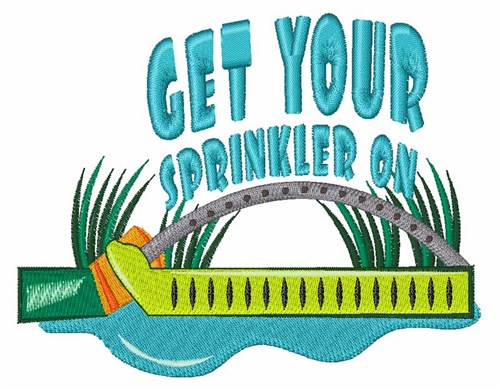 Sprinkler On Machine Embroidery Design