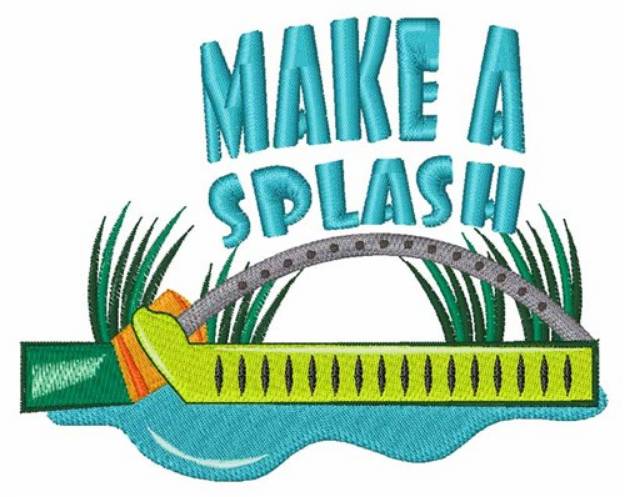 Picture of Make A Splash Machine Embroidery Design
