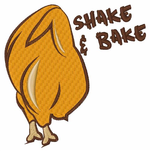 Shake & Bake Machine Embroidery Design