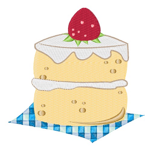 Strawberry Shortcake Machine Embroidery Design