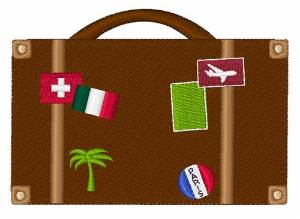 Picture of Travel Luggage Machine Embroidery Design