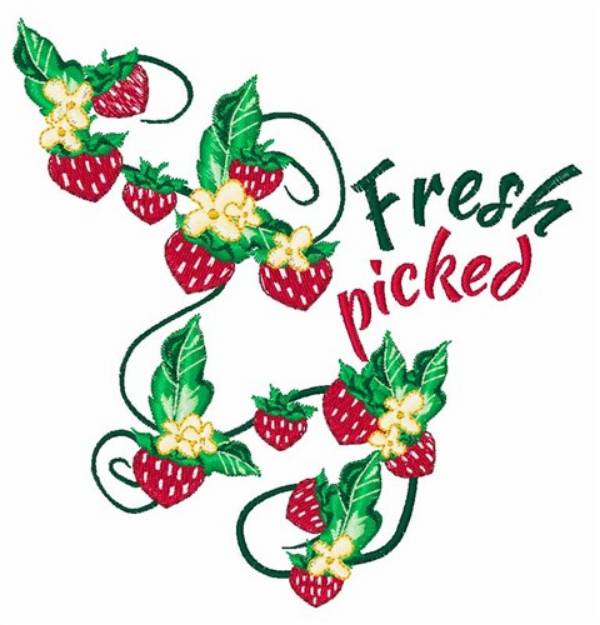 Picture of Fresh Picked Machine Embroidery Design