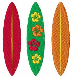Picture of Surf Boards Machine Embroidery Design