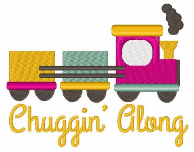 Picture of Chuggin Along Machine Embroidery Design
