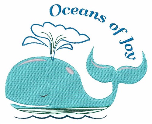 Oceans Of You Machine Embroidery Design