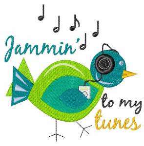 Picture of Jammin To Tunes Machine Embroidery Design